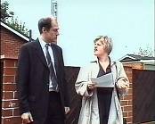 Keith eyes up girl at bus stop.