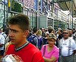 Crowds in the exhibition.