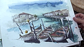 Still from 'Long Live the Urban Sketchers'.