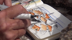 Still from 'Long Live the Urban Sketchers'.