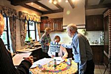 Behind the scenes shooting 'The Right Way'.