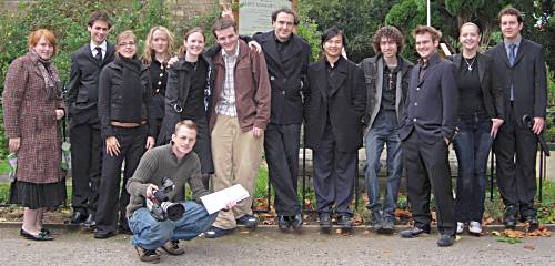 The cast and crew of 'Commitment'.