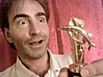 Filippo Lubiato with the Luccia d'oro trophy.