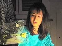 Still from 'Sublime' showing the gift of the rose.