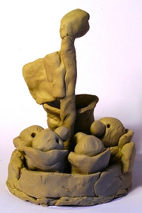 Photograph of the plasticine model.