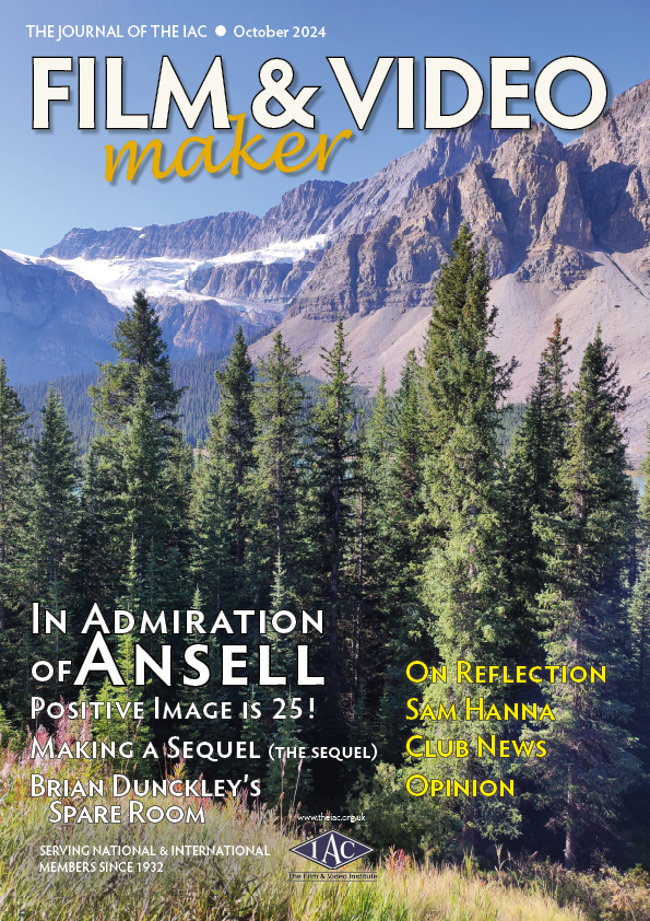 Covrer page for October 2024 edition of Film and Video Maker magazine